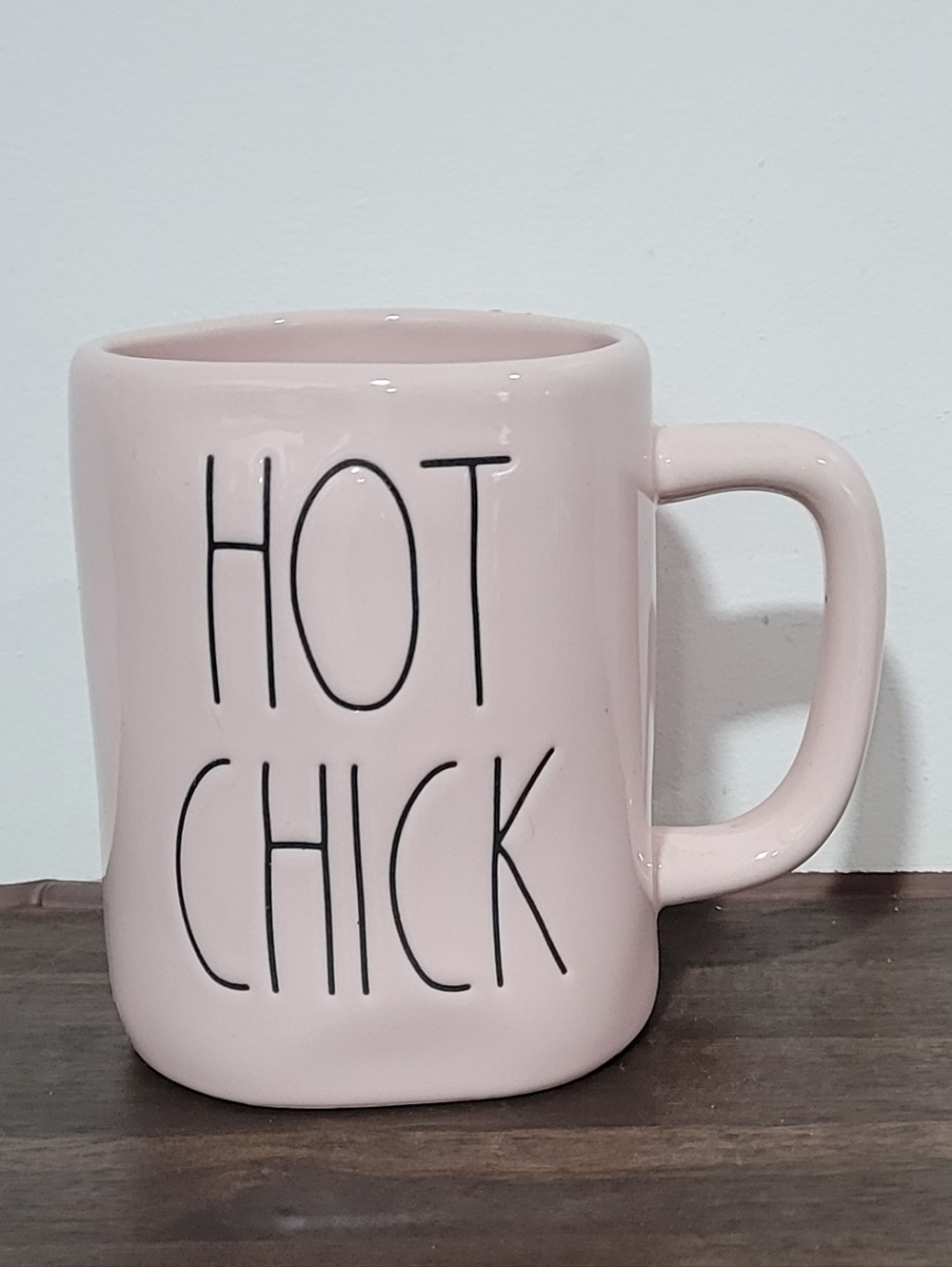 Rae Dunn Pink "HOT CHICK" Ceramic Mug